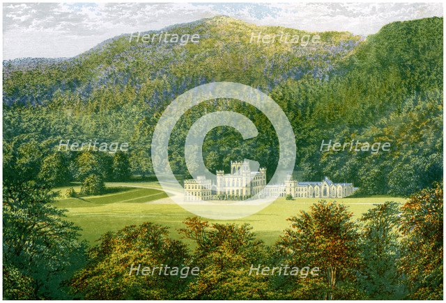 Taymouth Castle, Perthshire, Scotland, home of the Earl of Breadalbane, c1880. Artist: Unknown