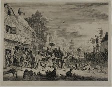 The Village Festival, 1685. Creator: Cornelis Dusart.