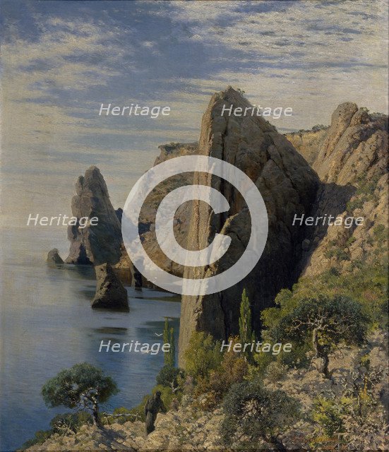 Rocks, 1884. Artist: Myasoedov, Grigori Grigoryevich (1834-1911)