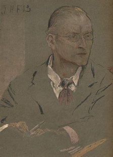 'Charles Francis Annesley Voysey`, 1901 (1901-1902). Artist: John Henry Frederick Bacon.