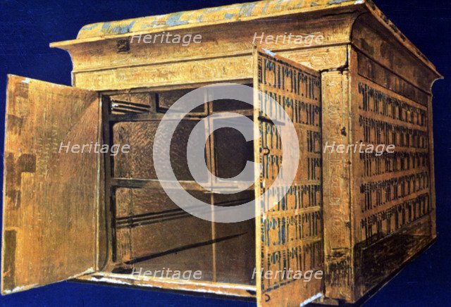 Chest from the tomb of Tutankhamun, 14th century BC. Artist: Unknown
