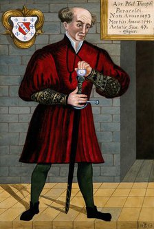 Aureolus Theophrastus Bombastus von Hohenheim [Paracelsus]. Creator: Unknown.