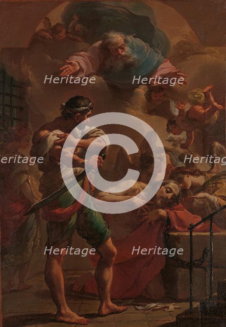 The Execution of Saint John the Baptist, ca. 1770. Creator: Ubaldo Gandolfi.