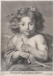 The Young Bacchus, holding a flute, 1728. Creator: Anton Joseph von Prenner.