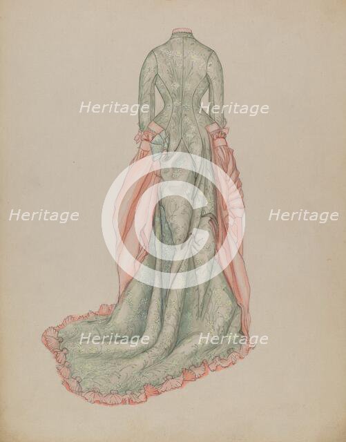 Dress, c. 1936. Creator: Marie Mitchell.