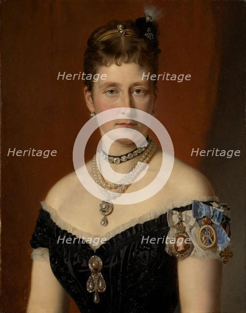 Princess Alice of the United Kingdom (1843-1878), Grand Duchess of Hesse and by Rhine , 1879. Creator: Hartmann, Joseph Adam (1812-1885).