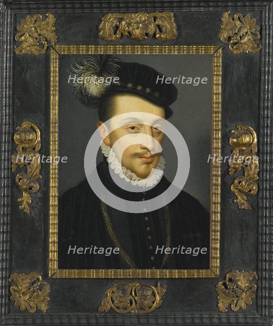Portrait of Charles III (1543-1608), Duke of Lorraine. Artist: Clouet, François, (School)  
