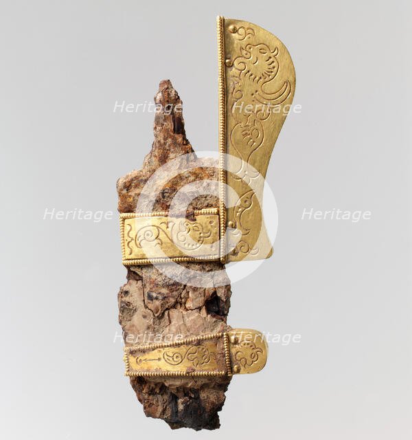 Piece from a Luxury Dagger, Langobardic, ca. 600. Creator: Unknown.