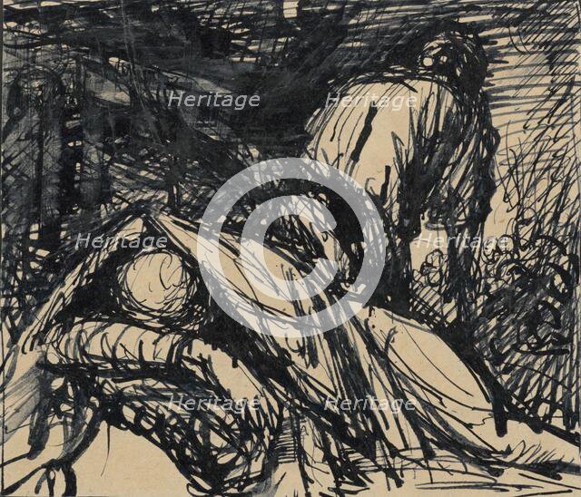 Wounded - Night, 1940-1944. Creator: Ján Novák.