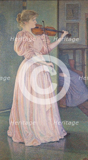 Portrait of the violinist Irma Sèthe, 1894.