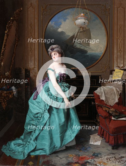 Woman Before a Mirror, 1870.