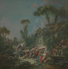 Shepherd's Idyll, 1768. Creator: Francois Boucher.