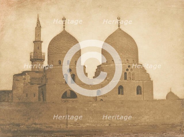 Tombeau du Sultan El-Goury, au Kaire, December 1849-January 1850. Creator: Maxime du Camp.