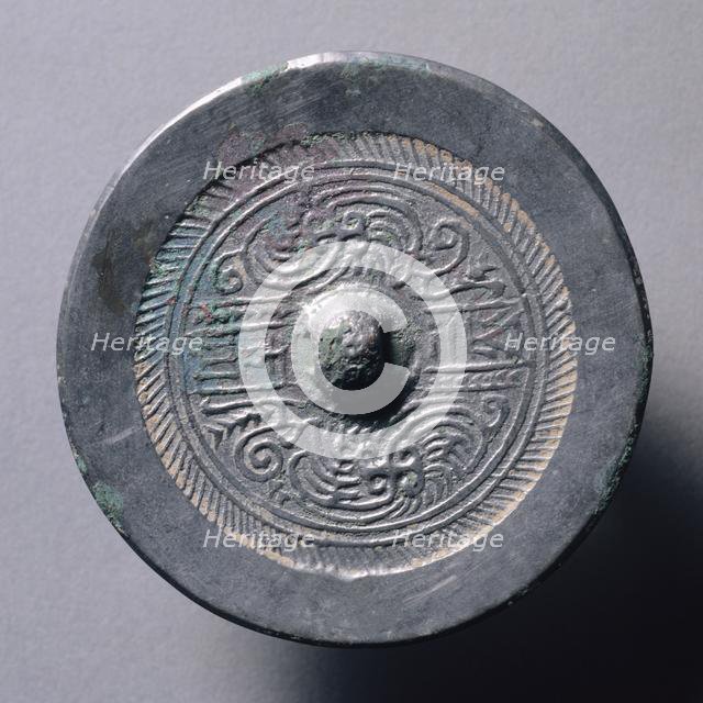 Mirror with Quatrefoil, Paired Phoenixes, and Auspicious Animals, early 1st Century - early 4th Cent Creator: Unknown.