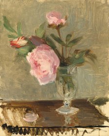 Peonies, c. 1869. Creator: Berthe Morisot.