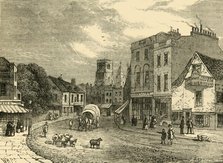 'Hackney, Looking Towards the Church, 1840', (c1876). Creator: Unknown.