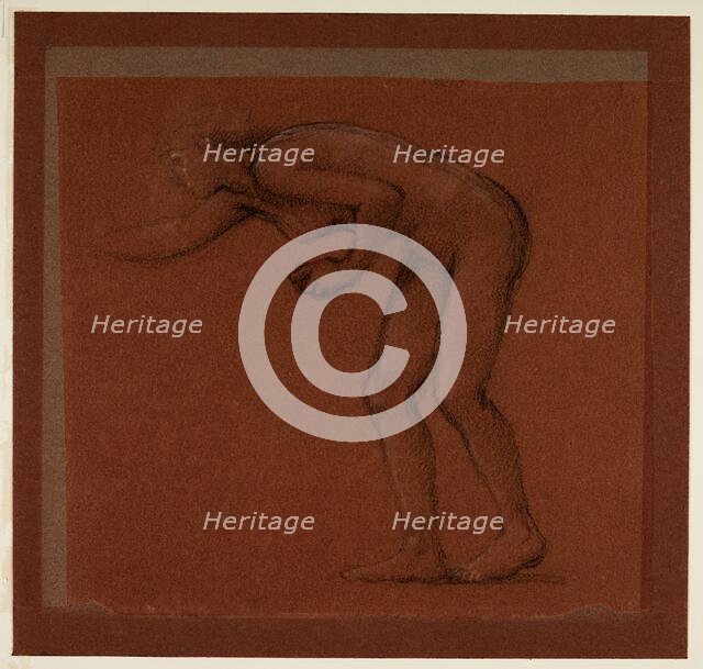 The Wine of Circe - female nude - study for Circe, 1866-69. Creator: Sir Edward Coley Burne-Jones.