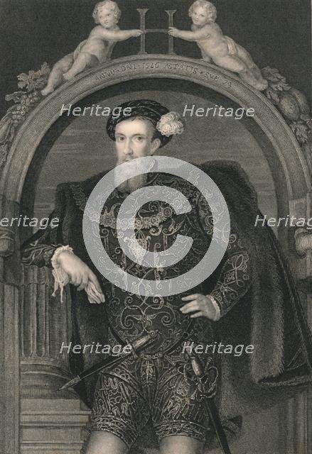 'Henry Howard, Earl of Surrey', c1546, (early-mid 19th century).  Creator: John Cochran.