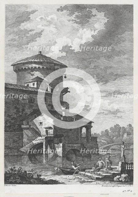 River Scene, ca. 1750-70. Creator: Fabio Berardi.