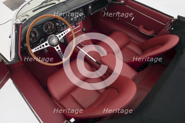 1964 Jaguar E type Series 1 drophead coupe. Creator: Unknown.