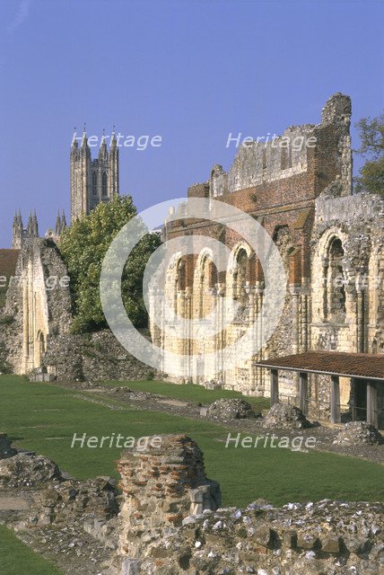 St Augustine's Abbey, Canterbury, Kent, 1999. Artist: J Bailey