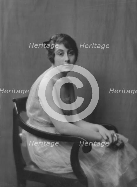 Adler, E., Miss, portrait photograph, 1917 May 26. Creator: Arnold Genthe.