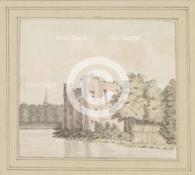 View of the ruins of Kasteel Ravesteyn or Slot Heenvliet, c. 1750-c. 1800. Creator: Anon.