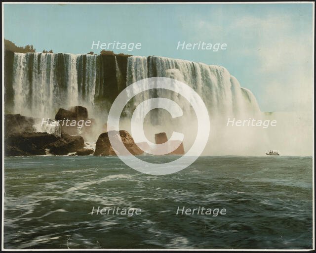 Horseshoe Fall, Niagara, c1901. Creator: William H. Jackson.