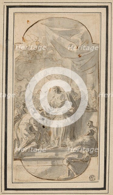 Christ Giving Communion (The Institution of the Eucharist), n.d. Creator: Domenico Mondo.