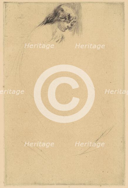 Jo's Bent Head, 1861. Creator: James Abbott McNeill Whistler.