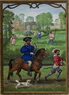 The Hours of Hennessy (Hours of Notre-Dame). Labors of the Months: July, c1530. Creator: Bening, Simon, (Workshop) (ca 1483-1561).