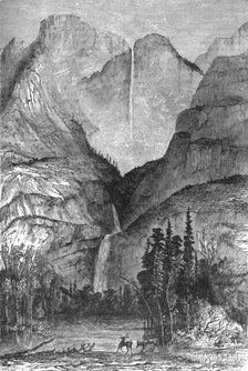 'The Grand Cascade of Yosemite; California and its prospects', 1875. Creator: Frederick Whymper.
