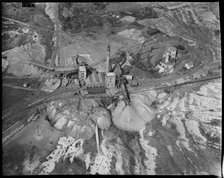 The new Annie Lowther Pit and environs at Hodbarrow Iron Ore Mines, Millom, Cumbria, c1930s. Creator: Arthur William Hobart.