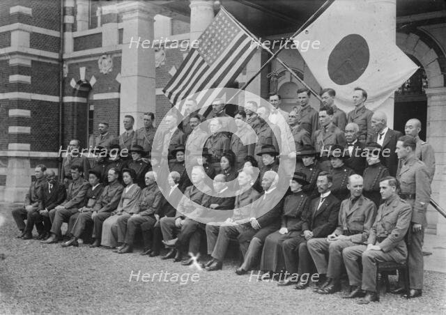 U.S. doctors & nurses in Japan, 1917. Creator: Bain News Service.