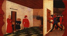 The Miracle of the Desecrated Host (Predella Panel for the church of Corpus Domini in..., 1465-1469. Creator: Uccello, Paolo (1397-1475).