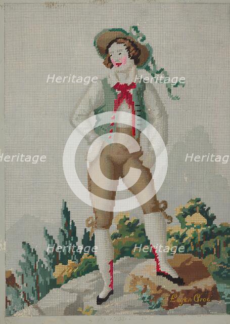 Embroidery Needlepoint, c. 1937. Creator: Eugene Croe.