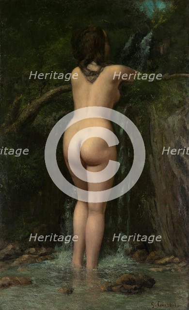The Source, 1862. Creator: Gustave Courbet.