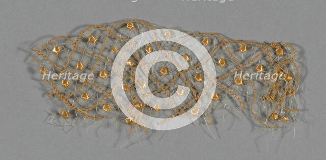 Fragment (Bonnet Trim), Europe, 1840/50. Creator: Unknown.