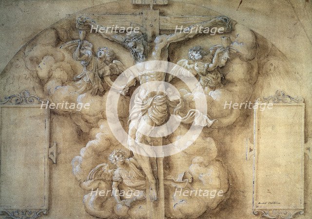 'The Crucifixion', 1547.  Artist: Giulio Campi