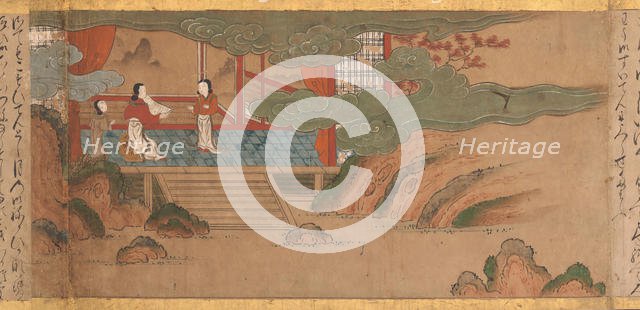 Illustrated Legends of the Origins of the Kumano Shrines...late 16th-early 17th century. Creator: Unknown.