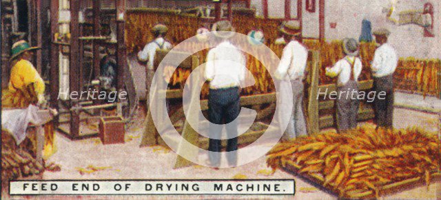 'Feed End of Drying Machine', 1926. Artist: Unknown.