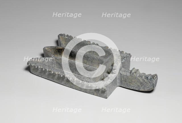 Stone Oil Lamp, Iran, 9th century. Creator: Unknown.