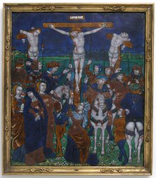Plaque with the Crucifixion, French, late 15th-early 16th century. Creator: Unknown.
