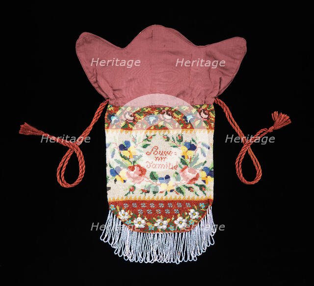 Pouch, French, 1870-79. Creator: Unknown.