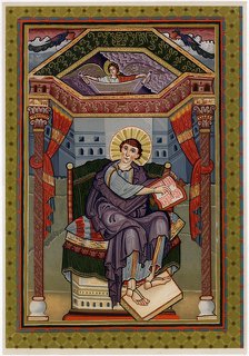 St Matthew, c800 AD. Artist: Unknown