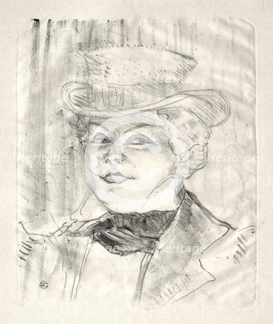 Madame Réjane, 1899. Creator: Henri de Toulouse-Lautrec (French, 1864-1901).