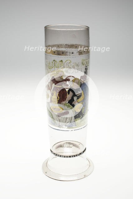 Beaker, Bohemia, c. 1590. Creator: Bohemia Glass.