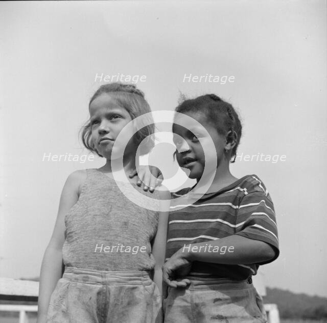 Camp buddies at Camp Christmas Seals, Haverstraw, New York, 1943. Creator: Gordon Parks.