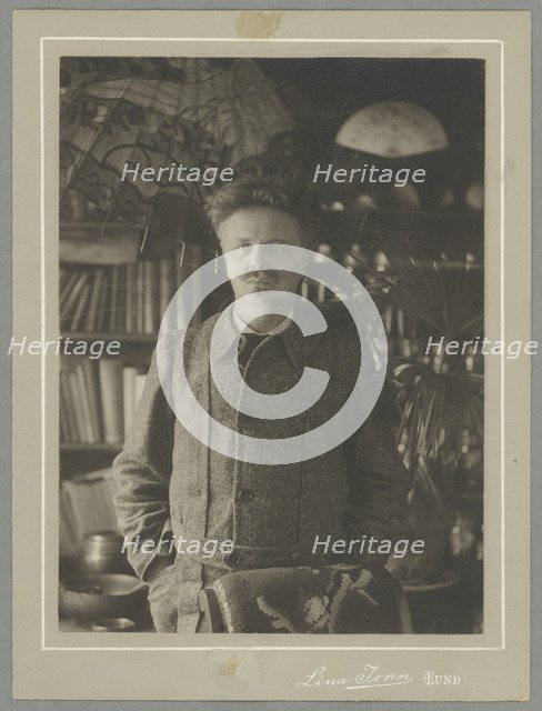 August Strindberg Artist: Jonn, Lina (1861-1896)