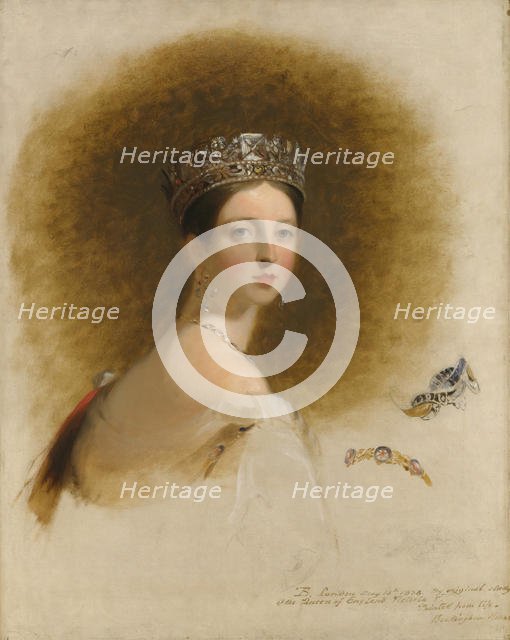 Queen Victoria, 1838. Creator: Thomas Sully.